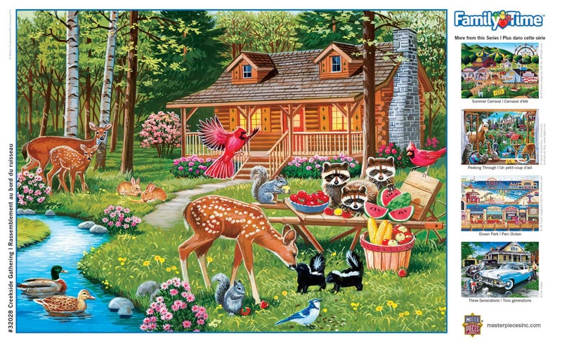 MasterPieces 400 Piece Jigsaw Puzzle for Adults, Family, Or Youth - Creekside Gathering - 18"x24" - Image 5